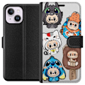 Pikkukuva 1 / 3: Apple iPhone 15 Plus Lompakkokotelo Labubu hahmokokoelma - Pop