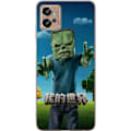 Miniatyrbild 1 av 3: Motorola Moto G32 Genomskinligt Skal A Minecraft Movie