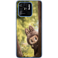 Miniatyrbild 1 av 3: Xiaomi Redmi 10C Genomskinligt Skal Labubu Graffiti Vibes – Gatukonst i monsterform