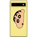 Pikkukuva 1 / 3: Google Pixel 6a Läpinäkyvä kuori Peeking Shinchan