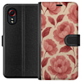 Pikkukuva 1 / 3: Samsung Galaxy Xcover 5 Lompakkokotelo Ruusun Kukinta
