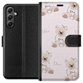 Miniatyrbillede 1 af 3: Samsung Galaxy S23 FE Tegnebogsetui Teddy Dior Vibes - luksuriøs bamse i modetil