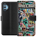 Pikkukuva 1 / 3: Samsung Galaxy A32 5G Lompakkokotelo Minecraft Taide