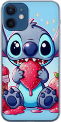Kompatibelt Mobilskal till Apple iPhone 12 mini Stitch jordgubbe