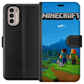 Miniatyrbillede 1 af 3: Motorola Moto G41 Tegnebogsetui Minecraft Key Art