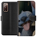Miniatyrbillede 1 af 3: Samsung Galaxy S20 FE Tegnebogsetui Stitch Sød Alien - Blå F