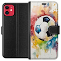 Miniatyrbillede 1 af 3: Apple iPhone 11 Tegnebogsetui Fodbold