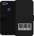 Kompatibel Tegnebogsetui til Huawei P smart Stregkode - Sort motiv i begrænset oplag - Stregkode. sort