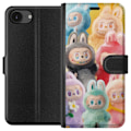 Miniatyrbild 1 av 3: Apple iPhone 16e Plånboksfodral Labubu Sketch Style – Handr