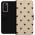 Pikkukuva 1 / 3: Huawei P40 Lompakkokotelo Sydänverkko