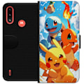 Pikkukuva 1 / 3: Motorola Moto E7 Power Lompakkokotelo Pocket Creatures - innoittanut Pokémonista mainitsematta nimeä