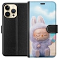 Miniatyrbillede 1 af 3: Apple iPhone 14 Pro Max Tegnebogsetui Labubu Lyserød Stemning