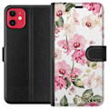Miniatyrbillede 1 af 3: Apple iPhone 11 Tegnebogsetui Blomster