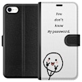 Miniatyrbild 1 av 3: Apple iPhone 6 Plånboksfodral You Don’t Know My Password – edgy textmotiv med attityd