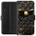 Pikkukuva 1 / 3: Samsung Galaxy A50 Lompakkokotelo Kultainen roosetta