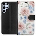 Miniatyrbillede 1 af 3: Samsung Galaxy S24 Ultra Tegnebogsetui Romantiske blomster
