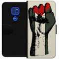 Miniatyrbilde 1 av 3: Motorola Moto G9 Play Lommeboketui Hand knyttet i Palestinas f