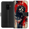 Miniatyrbillede 1 af 3: Samsung Galaxy S9 Tegnebogsetui Jesus med kors - kristent moti