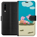 Pikkukuva 1 / 3: Huawei P30 Lompakkokotelo Greta Possu Perhe Jori Mutapuro Last