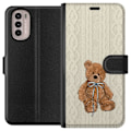 Miniatyrbillede 1 af 3: Motorola Moto G41 Tegnebogsetui Lille Teddy – klassisk teddy i enkel design