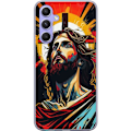 Pikkukuva 1 / 3: Samsung Galaxy A54 Läpinäkyvä kuori Jeesus ja Kortti - usko
