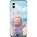 Pikkukuva 1 / 3: Samsung Galaxy Xcover6 Pro Läpinäkyvä kuori Labubu Vaaleanpunainen Tunnelma