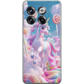 Pikkukuva 1 / 3: OnePlus 10T Läpinäkyvä kuori Yksisarvinen Candy Pastel Kawaii Suunnittelu Söpö Suosittu Väri Graafinen Trendi Lapsen Teema Fantasia Taide