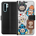 Miniatyrbillede 1 af 3: Huawei P30 Pro Tegnebogsetui Labubu figur samling - Pop Mart Labubu The Monsters i farverigt design