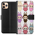Miniatyrbillede 1 af 3: Apple iPhone 11 Pro Max Tegnebogsetui Labubu Pink Monster - Popkunst med Kawaii-touch