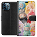Miniatyrbild 1 av 3: Apple iPhone 12 Pro Plånboksfodral Labubu Sketch Style – Handritat monster i tusch