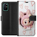 Pikkukuva 1 / 3: OnePlus 8T Lompakkokotelo Labubu Sydän Taustakuva Pop Mart Rakkausteema Hahmodesign Suosittu Motiivi Keräilytaideteossarja