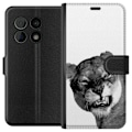 Pikkukuva 1 / 3: OnePlus 10 Pro Lompakkokotelo Leijona Taiteellinen Eläinaihe Afrikkalainen Tyyli Viidakon Tunnelma Graafinen Suunnittelu Kotikoristeet Eläintema