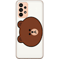 Miniatyrbilde 1 av 3: Samsung Galaxy A23 Gjennomsiktig deksel line friends brown