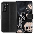 Miniatyrbillede 1 af 3: Samsung Galaxy S21+ 5G Tegnebogsetui <nl>Labubu Black Energy -