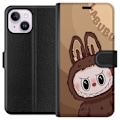 Miniatyrbillede 1 af 3: Apple iPhone 15 Plus Tegnebogsetui Labubu Skyde Sød - Hvid og