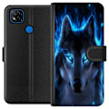 Miniatyrbillede 1 af 3: Xiaomi Redmi 9C Tegnebogsetui ulv