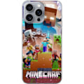 Pikkukuva 1 / 3: Apple iPhone 16 Pro Max Läpinäkyvä kuori Minecraft