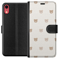 Pikkukuva 1 / 3: Apple iPhone XR Lompakkokotelo Teddy-tausta - söpöt teddykar