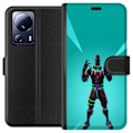 Miniatyrbillede 1 af 3: Xiaomi 13 Lite Tegnebogsetui sort ridder fortnite