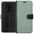 Yhteensopiva Lompakkokotelo OnePlus 8 Pro Vihreä Sydän