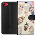 Miniatyrbillede 1 af 3: Apple iPhone 8 Tegnebogsetui Labubu Pop Mart Samling Motiv Figur Samling Design Populært Art Toy Pop Mart Kreativ Grafisk
