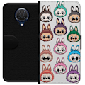 Miniatyrbillede 1 af 3: Nokia G20 Tegnebogsetui Labubu Macaron Monster - Nuttet Samlefigur med Stil
