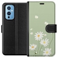 Miniatyrbillede 1 af 3: OnePlus 9 Tegnebogsetui Præstekraver - blomstret mønster i s