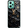 Miniatyrbillede 1 af 3: Xiaomi Redmi Note 12 Gennemsigtig cover Louis Vuitton Mørk Tilstand Design Sort Luksus Stil Mode Populær Grafisk Mønster Modeikon Luksusmærke