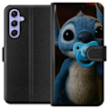 Pikkukuva 1 / 3: Samsung Galaxy A54 Lompakkokotelo Stitch & Napp - vauvateema söpöllä hahmolla