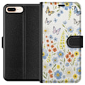 Miniatyrbillede 1 af 3: Apple iPhone 7 Plus Tegnebogsetui Sommerblomster