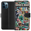 Miniatyrbillede 1 af 3: Apple iPhone 12 Pro Tegnebogsetui Minecraft Kunst