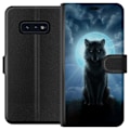 Miniatyrbillede 1 af 3: Samsung Galaxy S10e Tegnebogsetui Ulv