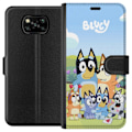 Pikkukuva 1 / 3: Xiaomi Poco X3 NFC Lompakkokotelo Bluey puhelinkotelo koko perheen kanssa värikkäässä suunnittelussa
