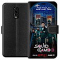 Miniatyrbild 1 av 3: OnePlus 6T Plånboksfodral Squid Game Säsong 3 Seriefigurer Populärt TV Serie Motiv Ikoner Spänning Drama Asiatisk Design Trend
